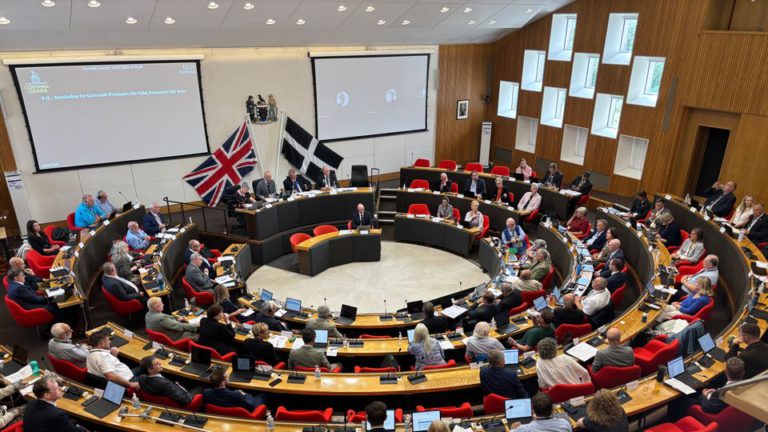 Cornwall Council's chamber