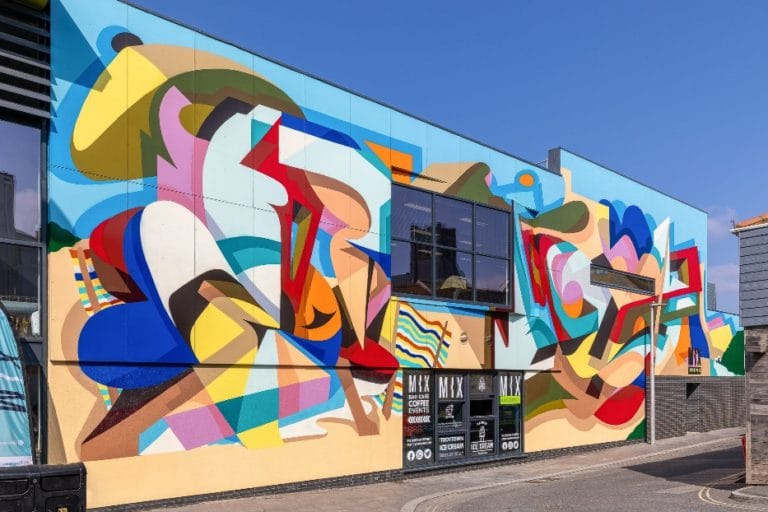 Newquay's Fore Street Blooms with Vibrant New Mural