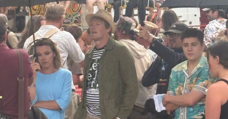 Beyond Paradise Cast Films at Devon Festival