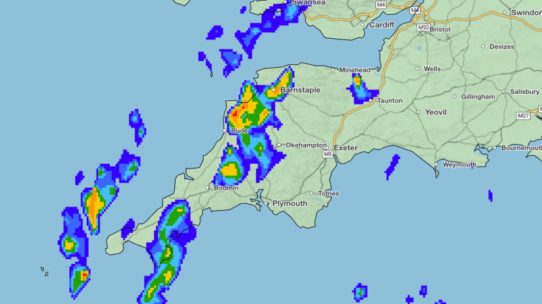 Met Office Names 13 Cornish Towns Set for Friday Rain