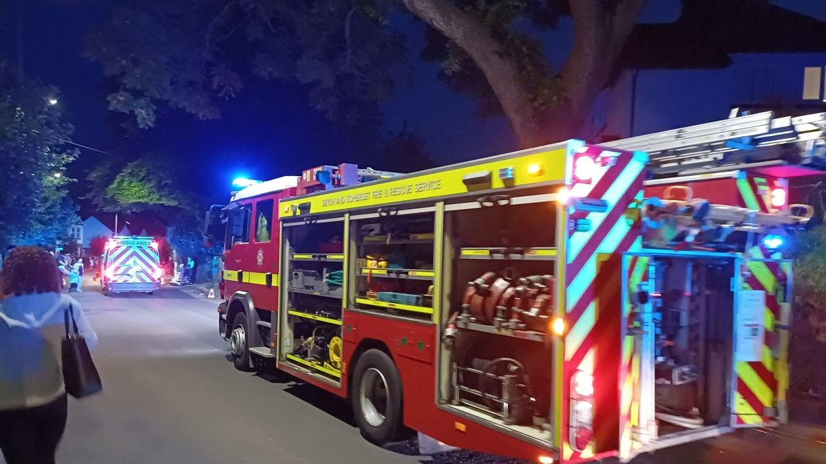 Overnight Barn Fire in Devon Involves Straw, Grain and Machinery