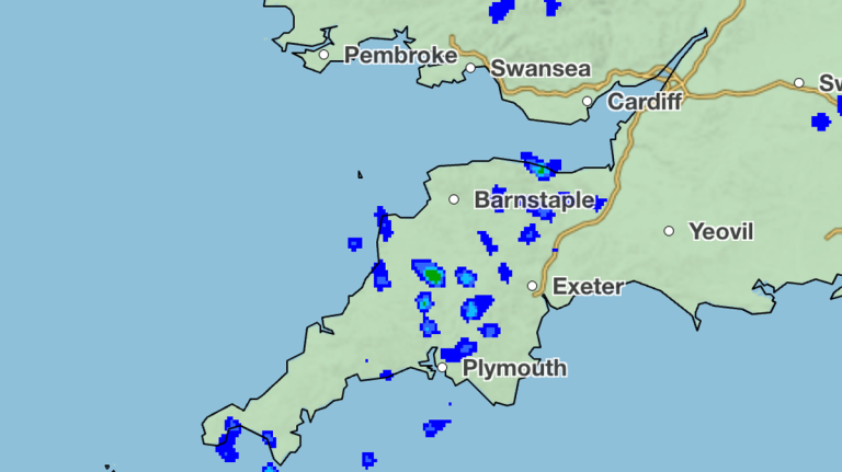 Met Office Forecasts Rain for 18 Cornish Areas on Bank Holiday