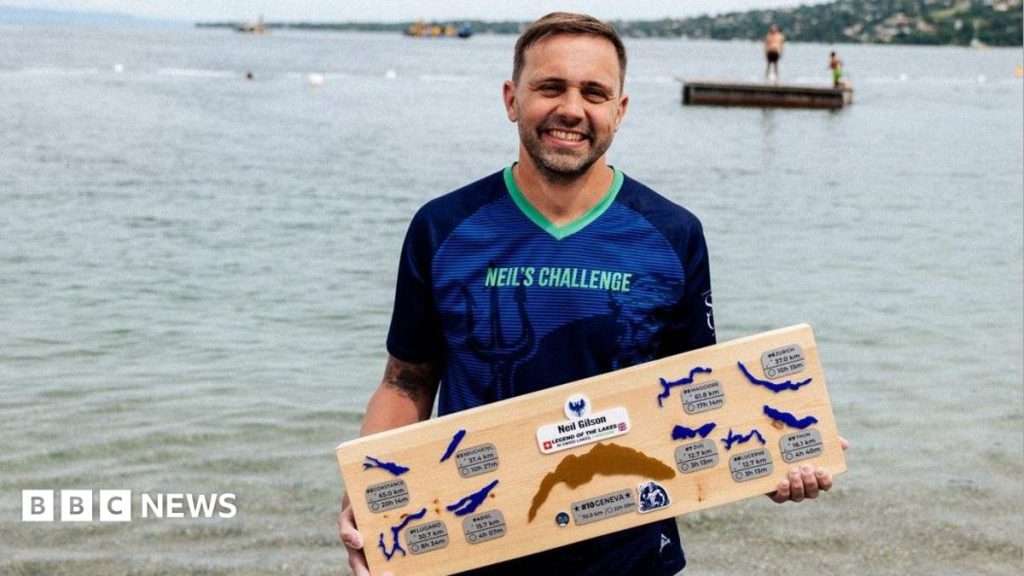 Ilfracombe Swimmer Finishes 10-Lake Charity Challenge