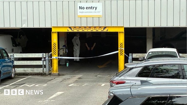 Ground Floor of Truro Car Park Cordoned Off by Police