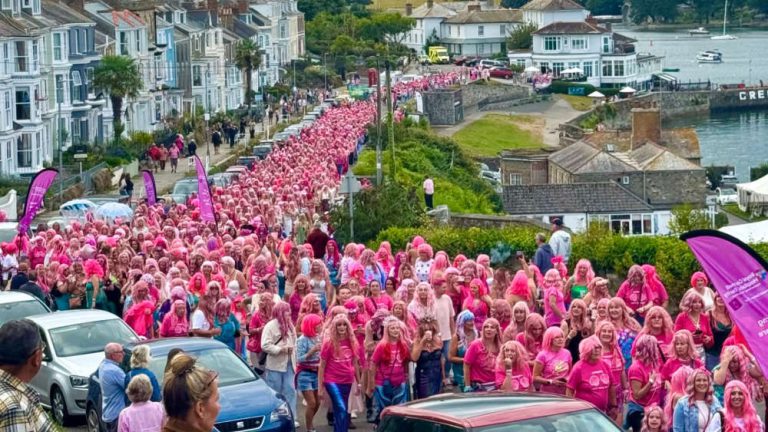 Fundraising Total Announced As Thousands Turn Falmouth Pink