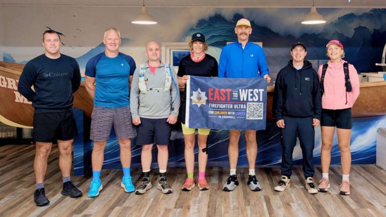 Firefighters Begin 200km Coast Path Trek for Cancer Families