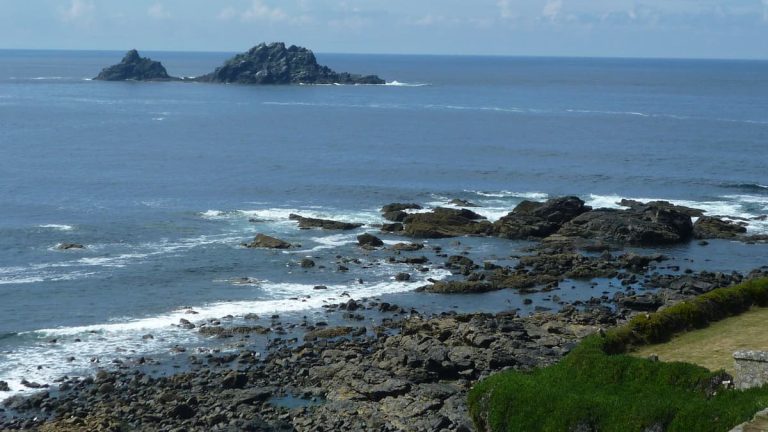 Cape Cornwall's Iconic Sights in Breathtaking Setting