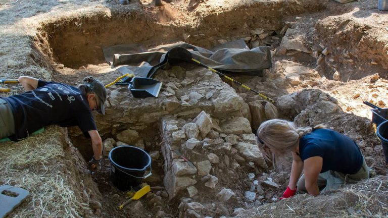 Community Dig Unearths Medieval Village Walls in South East Cornwall