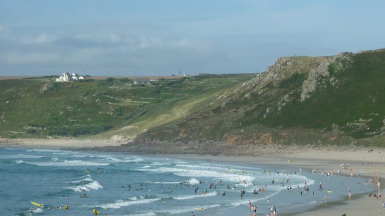Sennen Cove Beach Ideal for Surfing and Bodyboarding