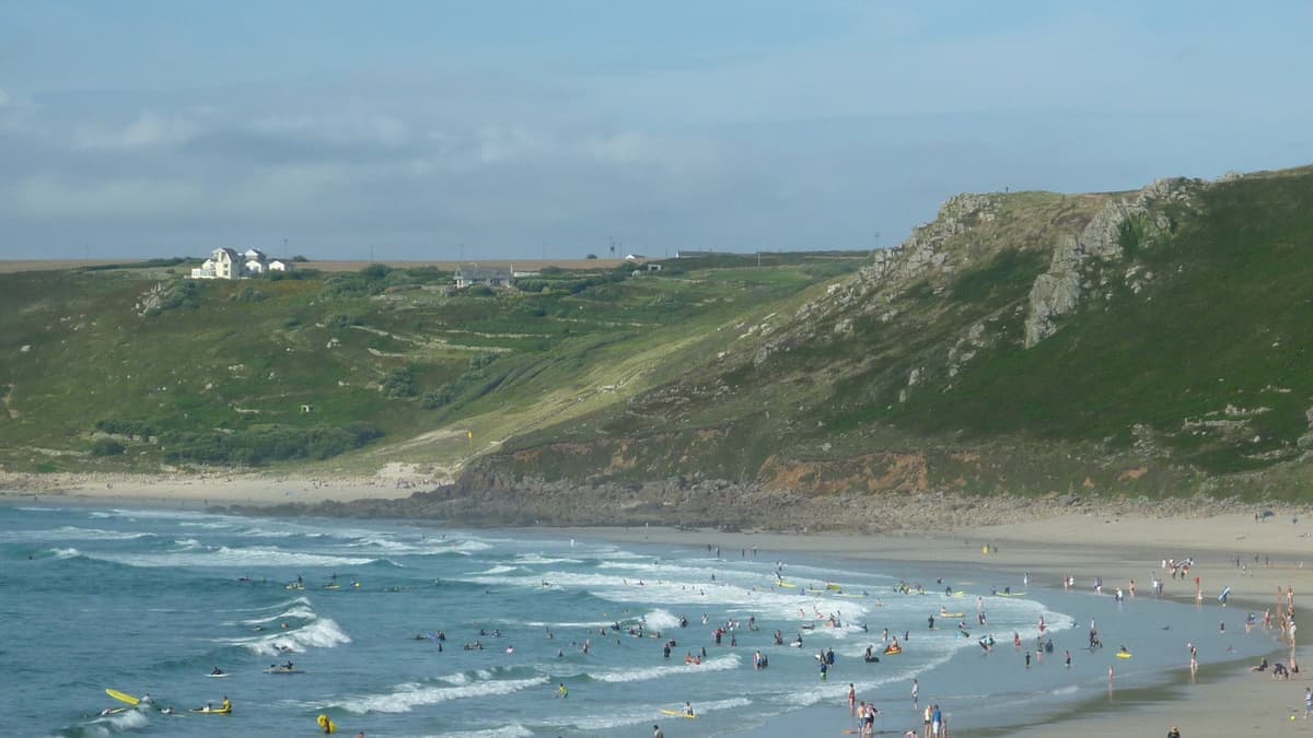 Sennen Cove Beach Ideal for Surfing and Bodyboarding
