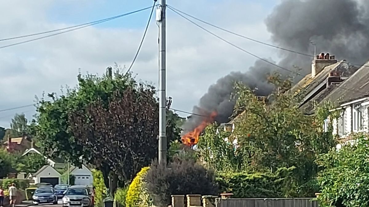 Sidmouth Fire Destroys Bungalow