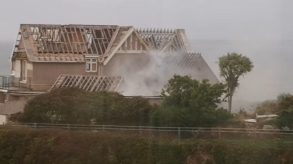 Firefighters Battle Blaze at Derelict Newquay Building