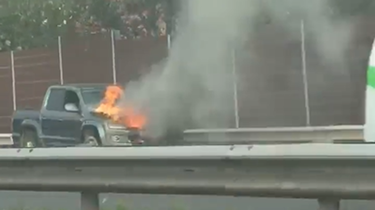 M5 Car Fire in Devon Causes Traffic Disruption