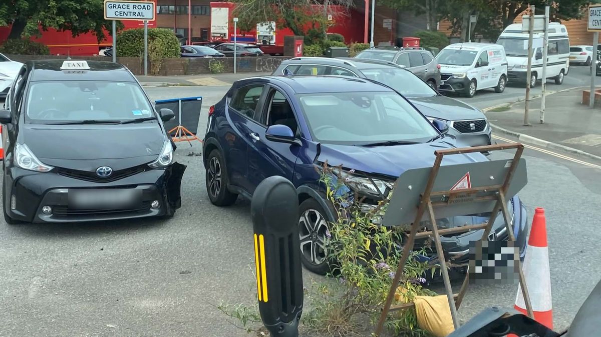 Taxi Involved in Two-Car Crash Causing Marsh Barton Delays