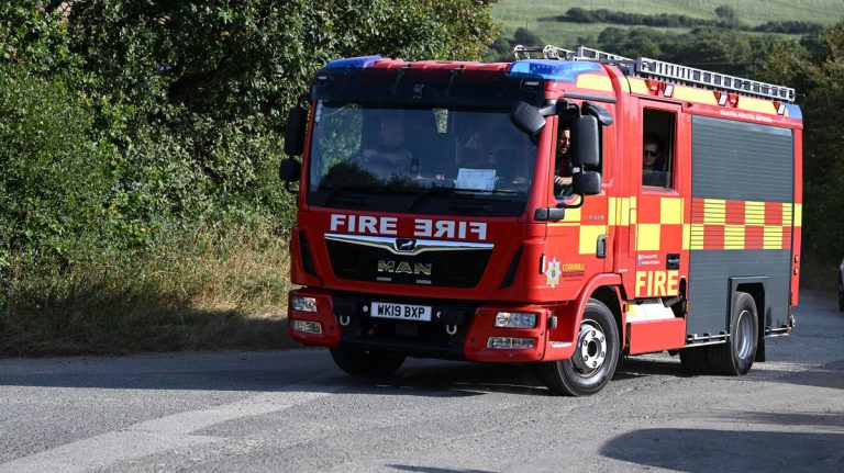 Firefighters Battle Bungalow Fire for Hours