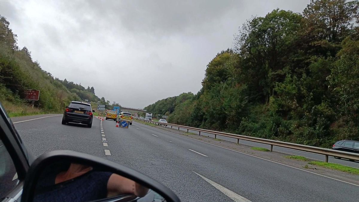 A38 Section Shut After Crash Near Ashburton