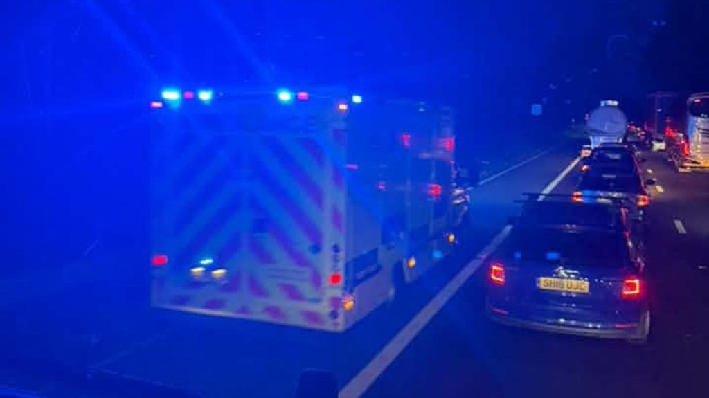 Erratic Van Incident Shuts M5 and Hospitalises Driver