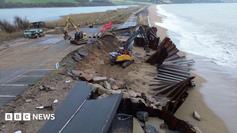 First Stage of Torcross Seafront Repairs Begins