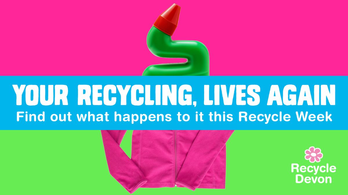 Recycle Week Highlights Devon's Recycling Journey
