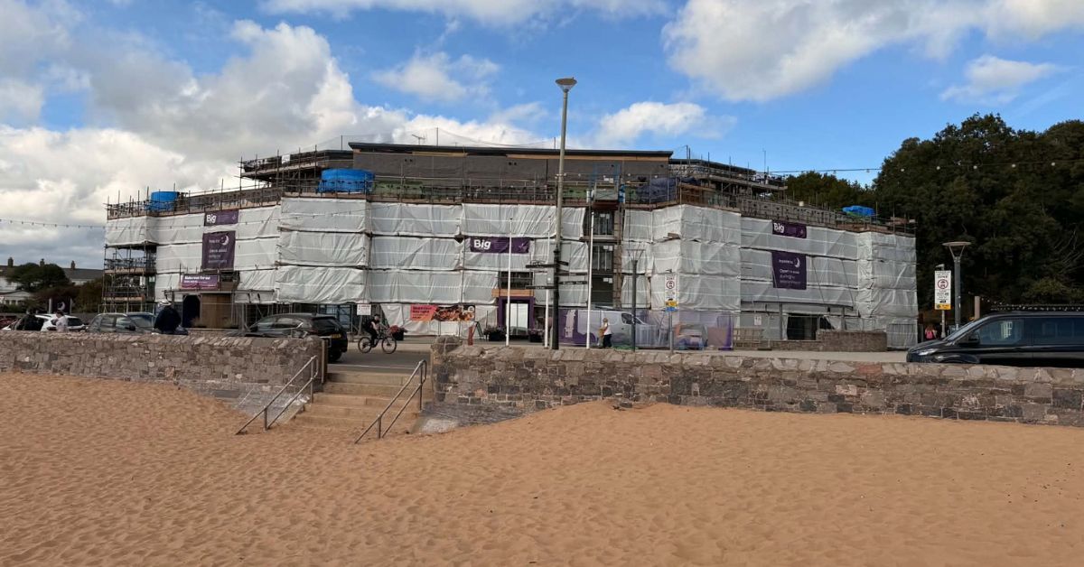 Exmouth Seafront Hotel to Get 'Tin Hat' as Repairs Run to End of 2026