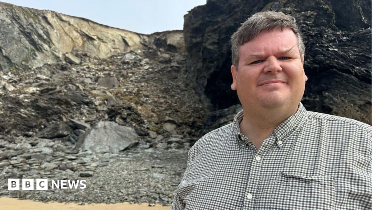 Holywell Cliff Fall Caused by Rock Fault